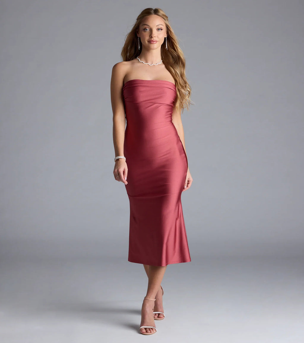Keep It Sleek Midi Dress