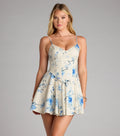 Sweet Like That Floral Corset Mini Dress