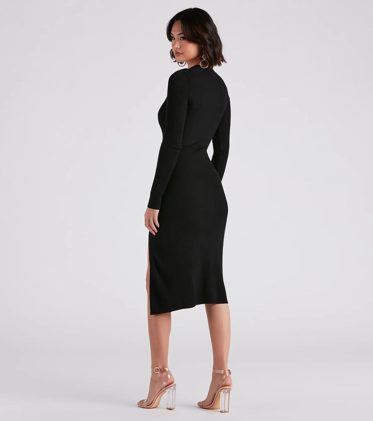 Wonderful Winter Sweater Midi Dress