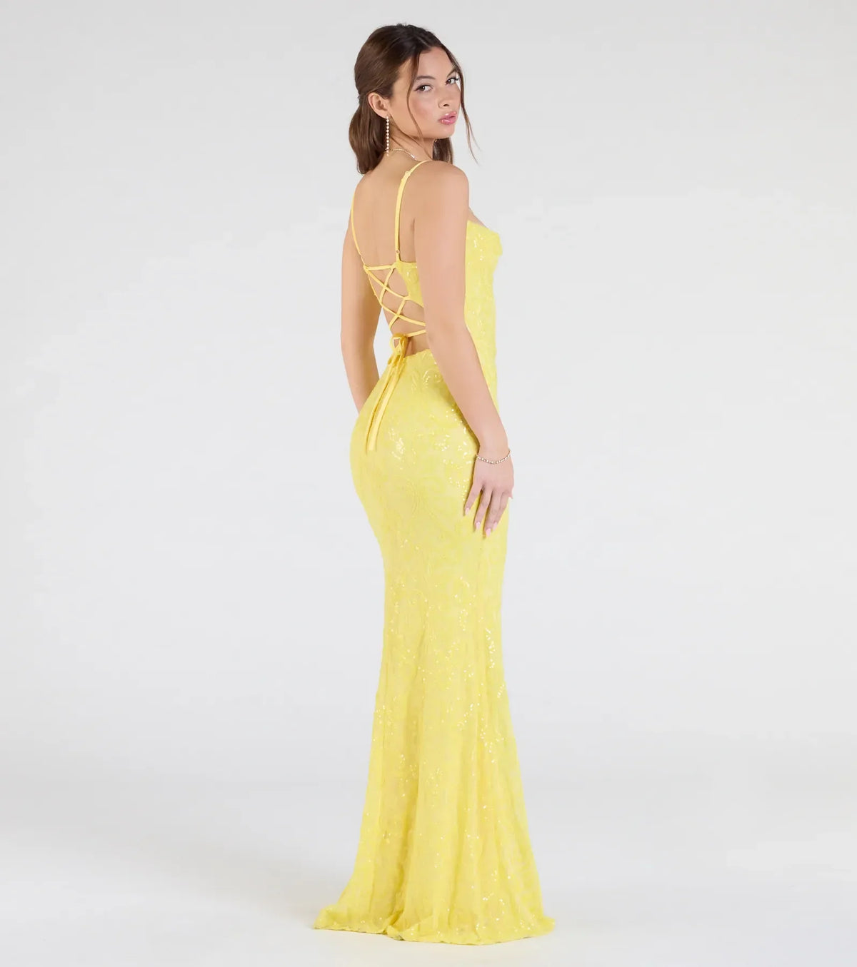 Gabrielle Formal Sequin Long Dress