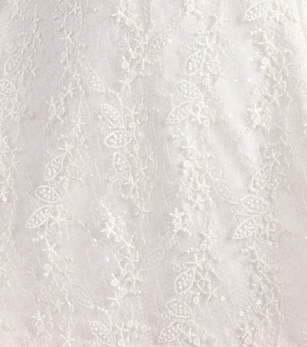 Forget Me Not Lace-Up Sequin Lace Mini Dress