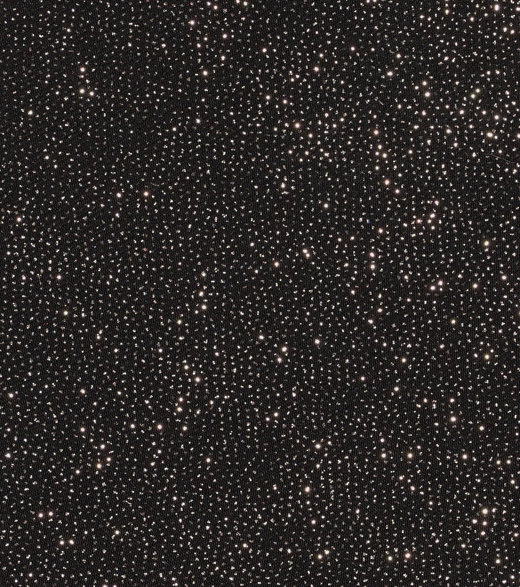 Glitzy Era Asymmetrical Long Sleeve Glitter Mini Dress