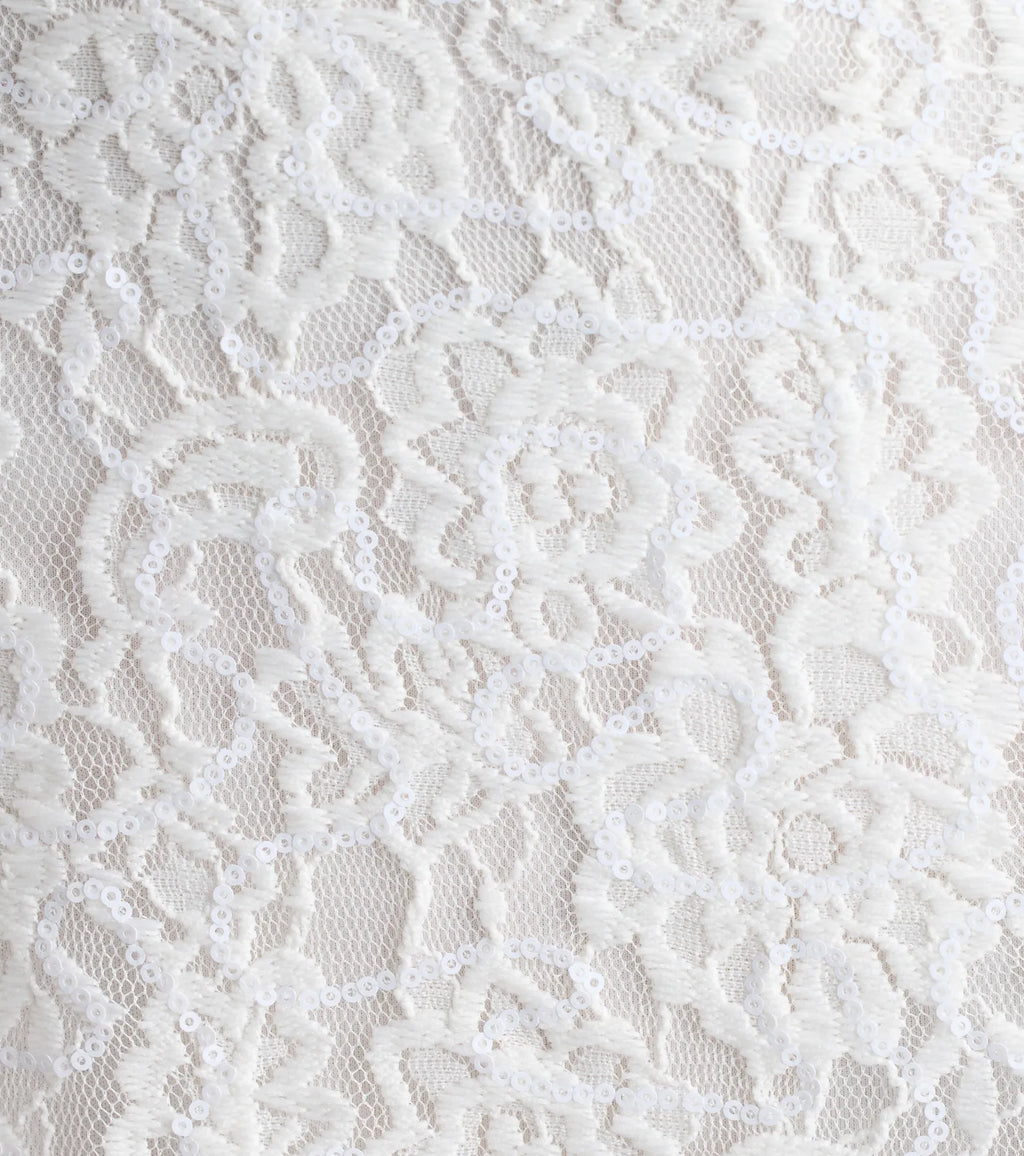 Sweet Sensation Lace A-Line Mini Dress