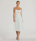 Flawless Beauty Cutout A-Line Midi Dress
