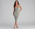 Essential Sleeveless Midi Dress