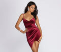 Wrapped In Velvet Mini Dress